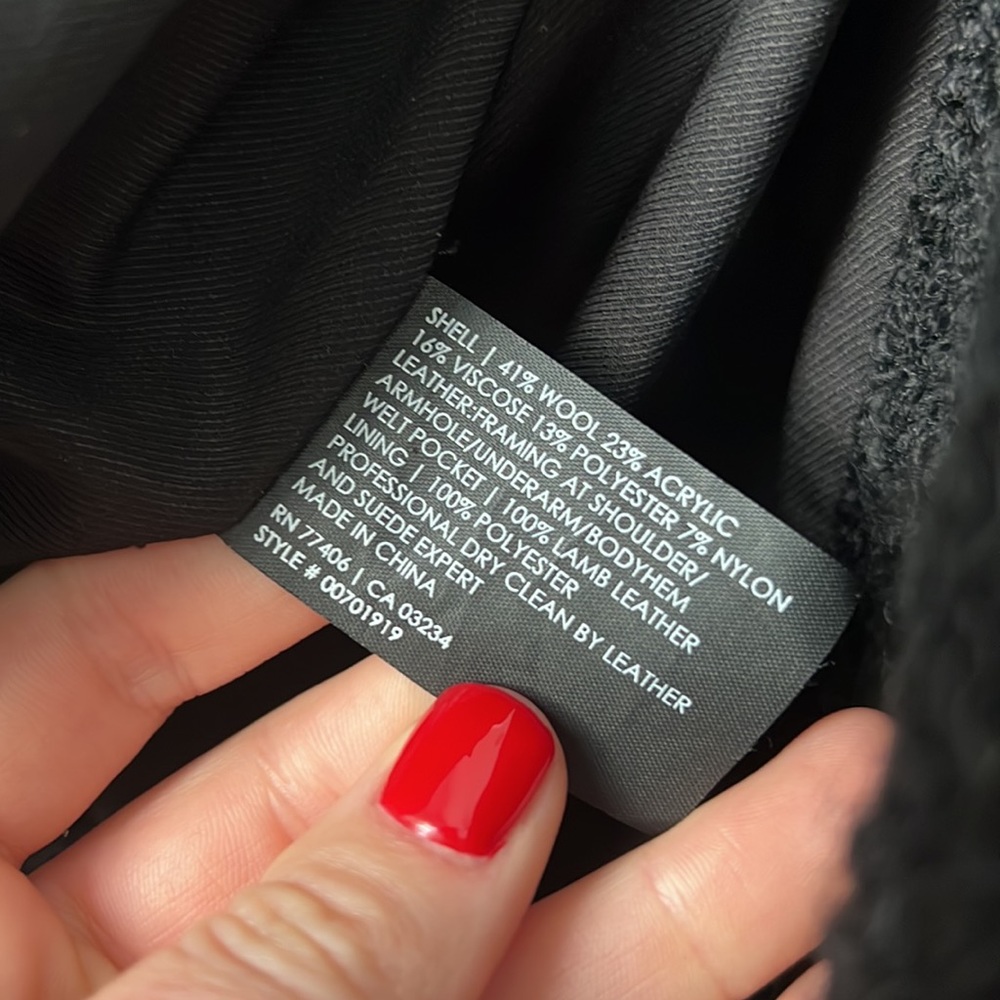 Club Monaco Wool & Leather Jacket View 5